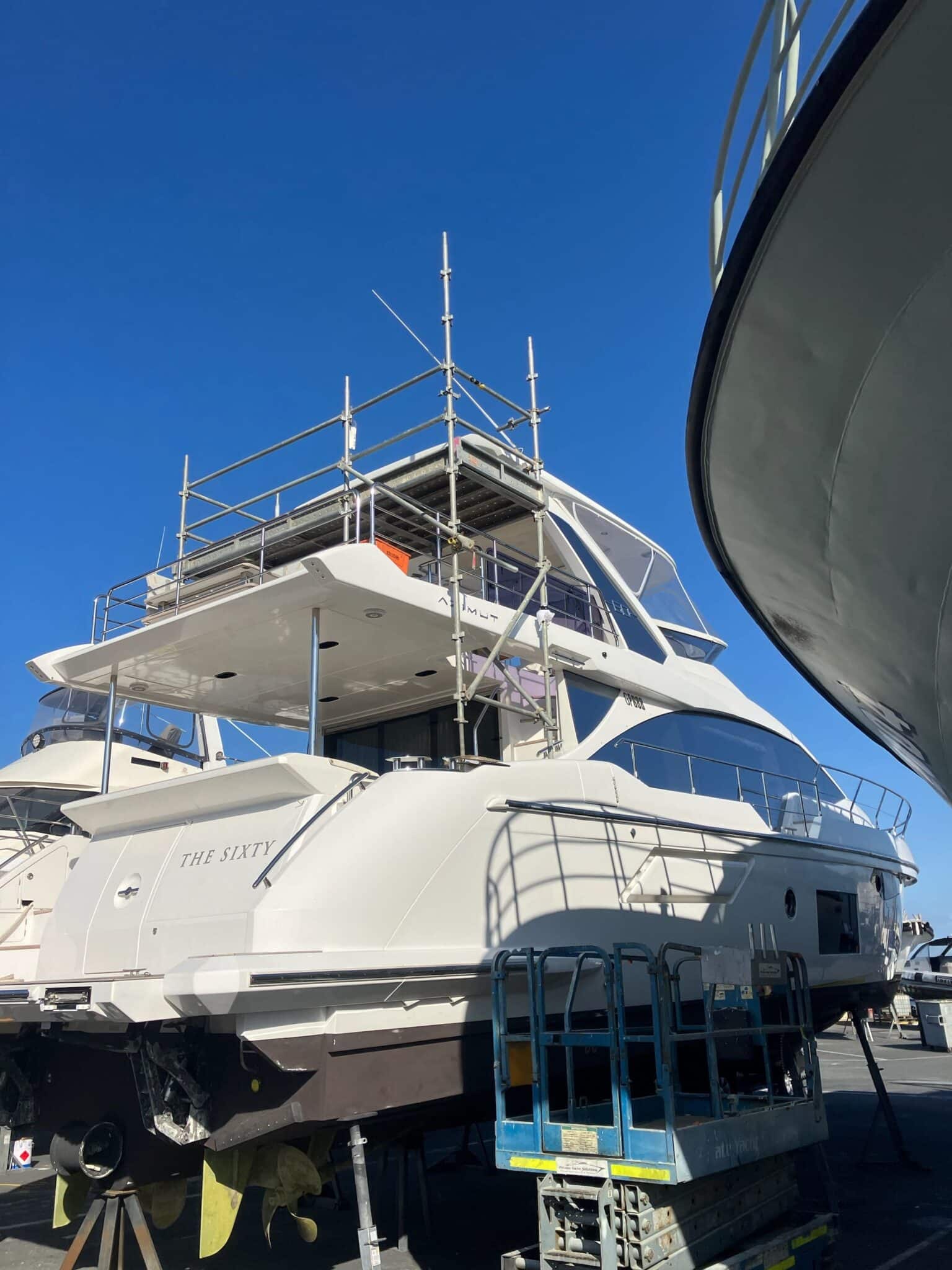 boat scaffolding